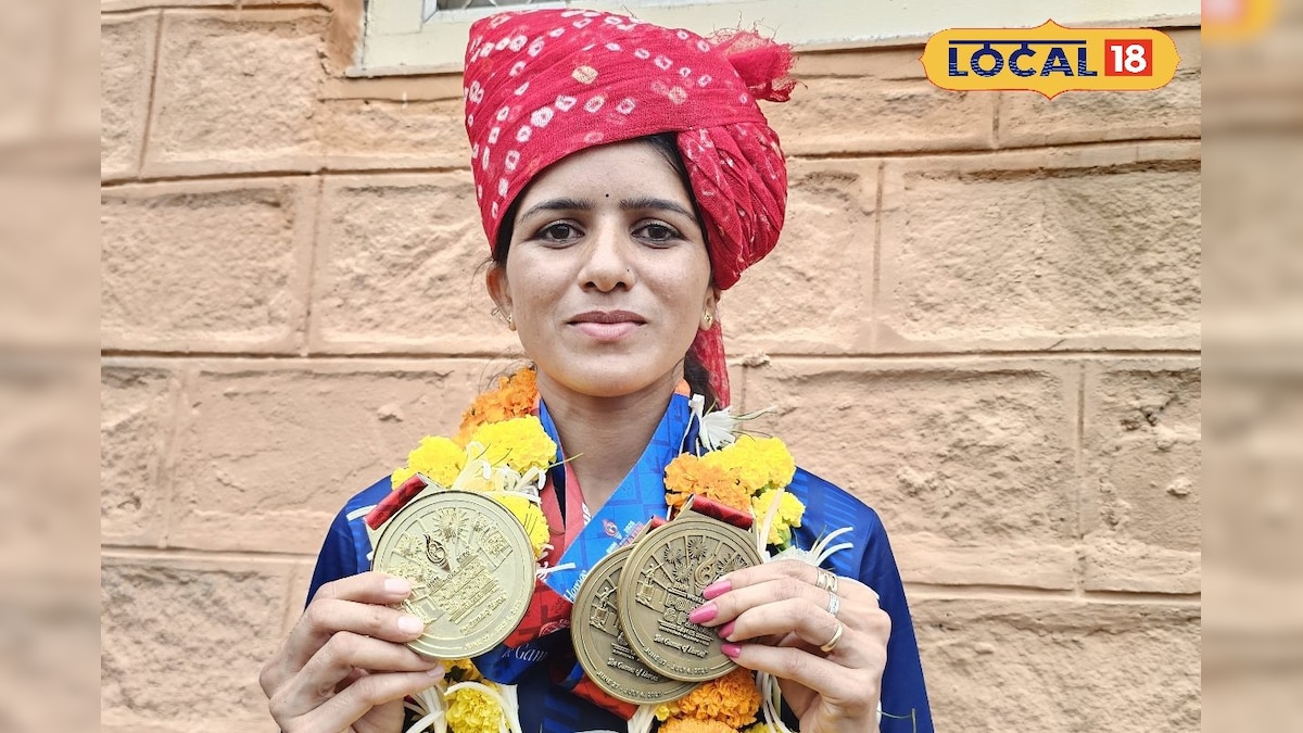 The village where there was neither ground, nor means… The daughter Chatru created history by winning gold in America – News18 Hindi